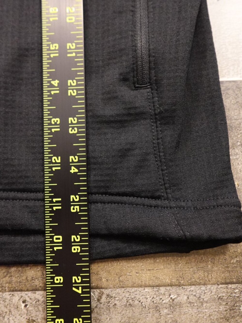 The North Face Full Zip Jacket Men’s Medium Black Fleece Grid Tech Mountain Peak - Picture 6 of 13